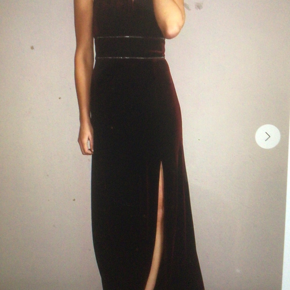Velvet gown